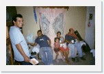 More social time * The three brothers from the Catorce neighborhood - Cheche, Juan, and Beto, with a neighbor Rosa and her daughter * 2096 x 1400 * (1.23MB)